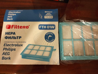 HEPA фильтр Filtero FTH 01 W (тип FC8038) моющийся для пылесосов PHILIPS(Филипс) FC 9071, 9174, 9934, ELECTROLUX (Электролюкс)ZSPC,AEG #44, Кирилл Ж.