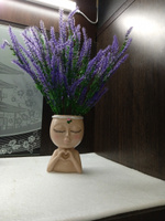 Искусственные цветы для декора, Лаванда, искусственные растения, в комплекте 3 веточки, 34 см #126, Ирина Николаевна Ч.