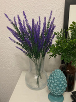Искусственные цветы для декора, Лаванда, искусственные растения, в комплекте 3 веточки, 34 см #121, Софья А.