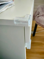 Защитные силиконовые накладки на мебель 4м*20 мм, силиконовый уголок на стол и праймер #15, Ирина М.