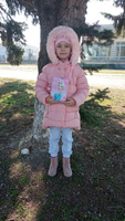 Сумочка детская на плечо Принцесса Эльза, цвет - розовый, жесткая пластиковая конструкция / сумка Холодное сердце для мелочей детская, сумка для телефона #51, Антонина Г.