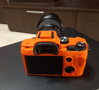Силиконовый чехол CameraCase для Sony A7 III оранжевый  (070) #3, Андрей Н.