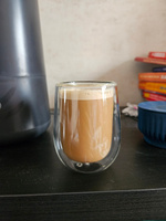 Стакан стеклянный для чая / кофе с двойными стенками "DOUBLE-WALL" 200 мл., диаметр 6,5 см высота 10 см #7, Анастасия И.