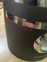Электрический чайник Kitfort КТ-670-1, 2200 Вт, объем 1,7 л, винтажный термометр, цвет графит #4, Максим Б.