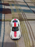 Игрушечная машинка Автоград RACE,1:32, инерция, свет и звук, цвет белый, игрушки для мальчиков #4, Айгуль М.
