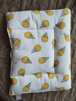 Подушка для малышей EvaKids 40х30 см Мороженое желтое #6, Татьяна А.