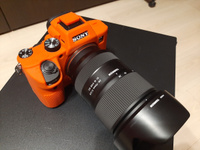 Силиконовый чехол CameraCase для Sony A7 III оранжевый  (070) #1, Андрей Н.