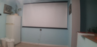 Экран для проектора Лама Блэк 250x140 см, формат 16:9, настенно-потолочный, ручной, цвет белый, 113 дюймов #60, Александр П.