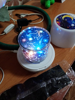 Ночник Проектор детский / Ночное звездное небо, детский светильник со сменными проекциями для сна, настольный с подзарядкой от USB #4, Андрей А.
