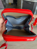Сумочка детская на плечо Минни, цвет - красный Микки, жесткая пластиковая конструкция / сумка Minnie Mouse для мелочей детская, сумка для телефона #54, Элина Б.