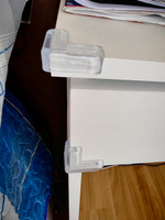 Защитные силиконовые накладки на мебель 4м*20 мм, силиконовый уголок на стол и праймер #16, Ирина М.