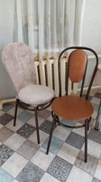 Набор из 4-х чехлов на венские стулья с округлым сиденьем Бруклин бежевый #1, Елена Артемьева